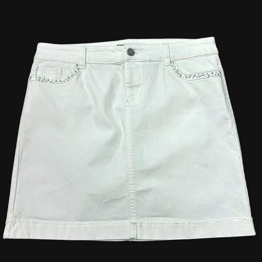 White-house-black-market Women's White Skirt